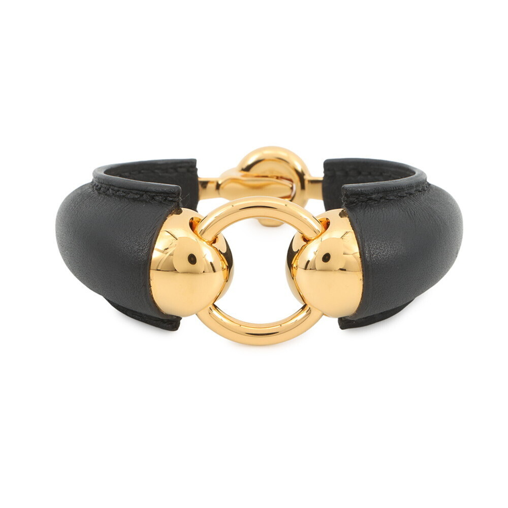 HERMES Black Charm Bracelet